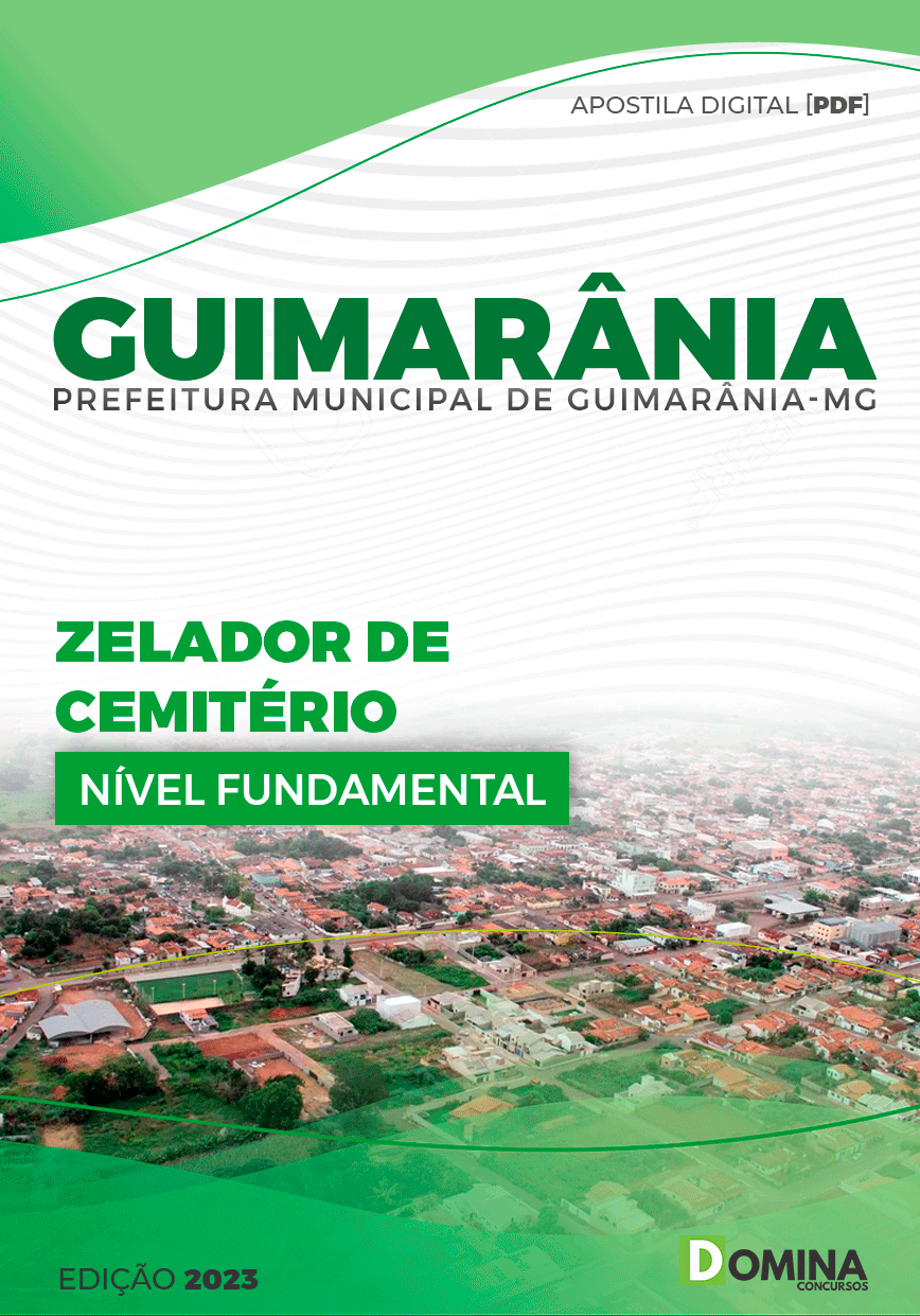 Apostila Pref Guimarânia MG 2023 Zelador Cemitério