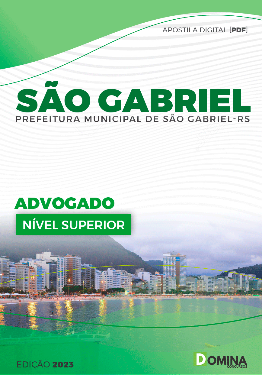 Apostila Pref São Gabriel RS 2023 Advogado