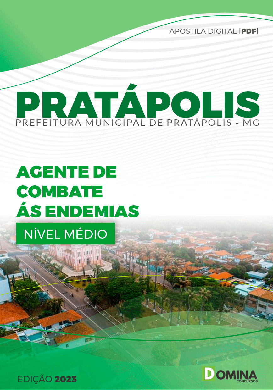 Apostila Pref Pratápolis MG 2023 Agente de Combate ás Endemias