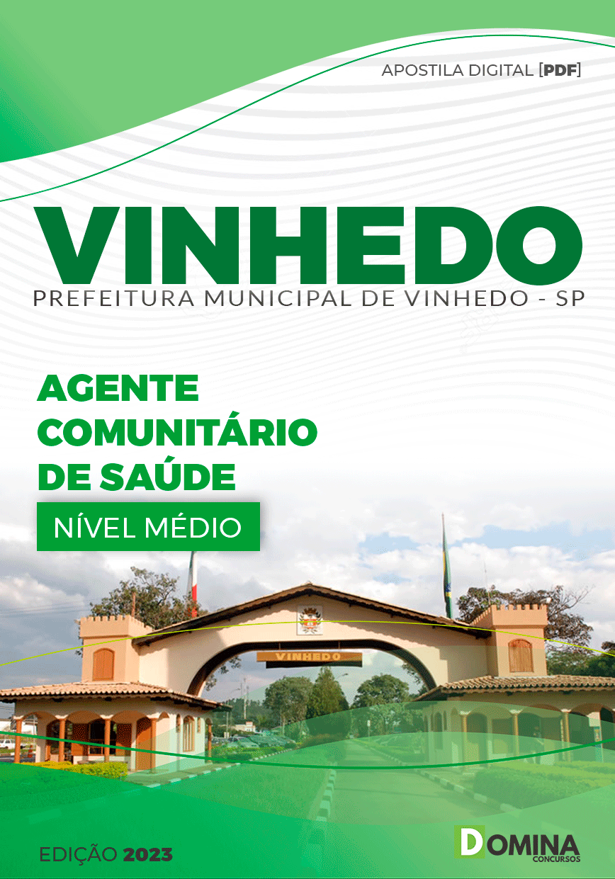 Apostila Pref Vinhedo SP 2024 Agente Comunitário Saúde