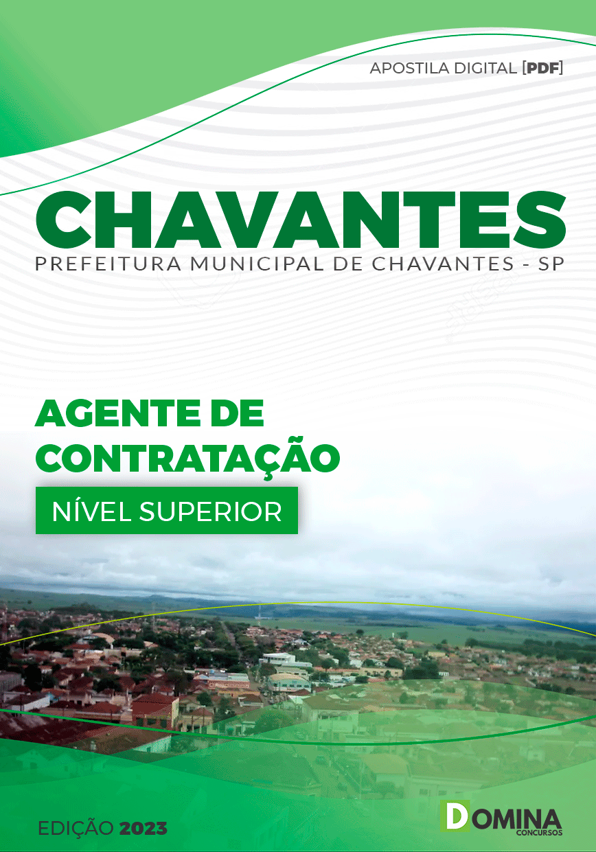 Apostila Pref Chavantes SP 2023 Agente de Contratação