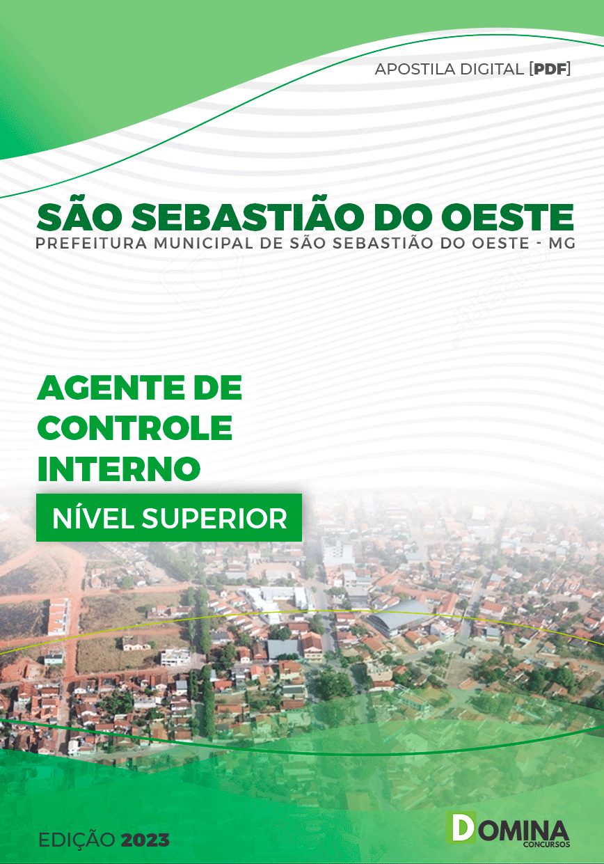 Pref São Sebastião do Oeste MG 2023 Agente Controle Interno