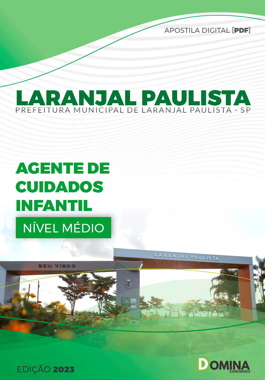 Apostila Pref Laranjal Paulista SP 2023 Agente Cuidados Infantil