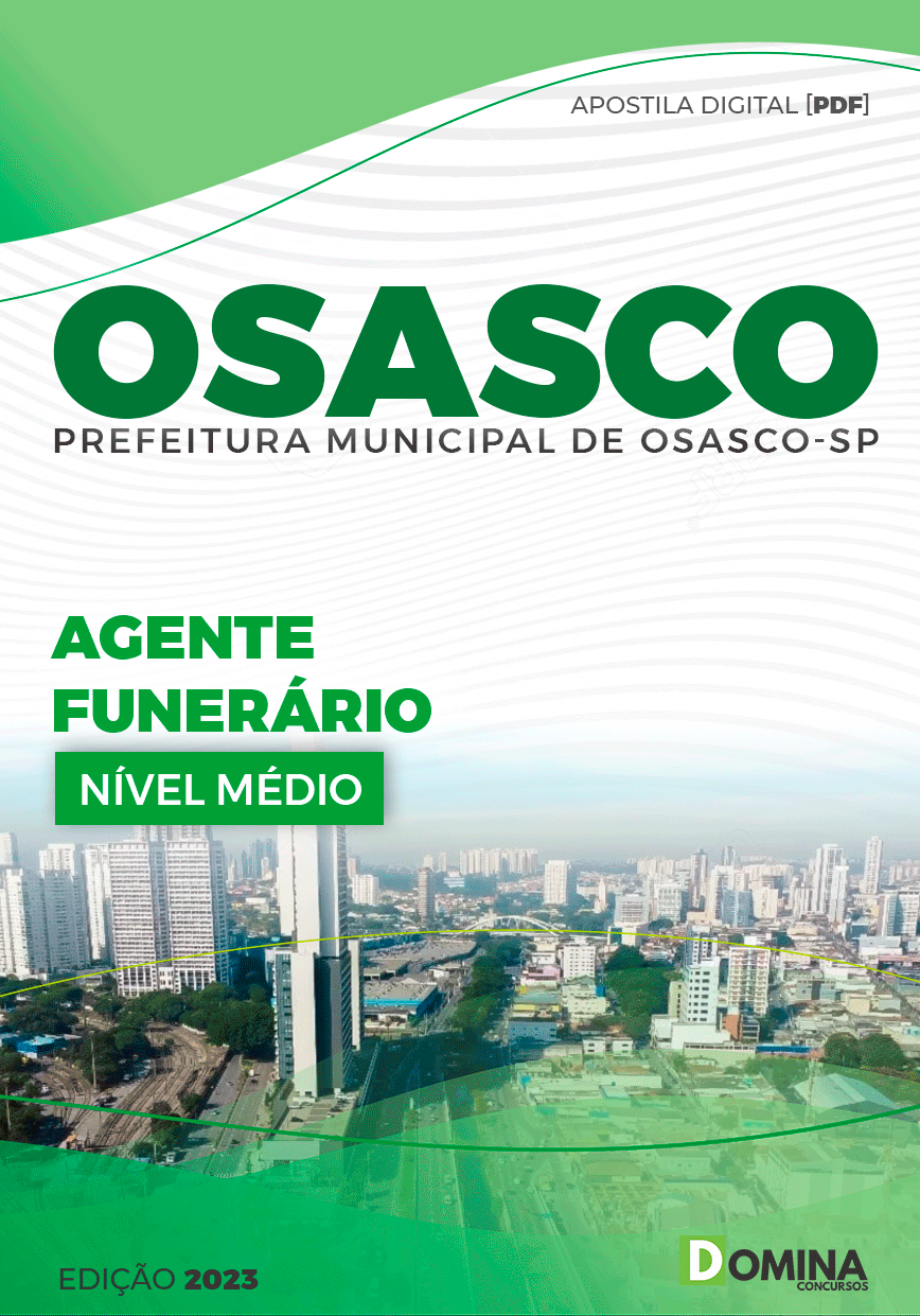 Apostila Concurso Pref Osasco SP 2023 Motorista Funerária