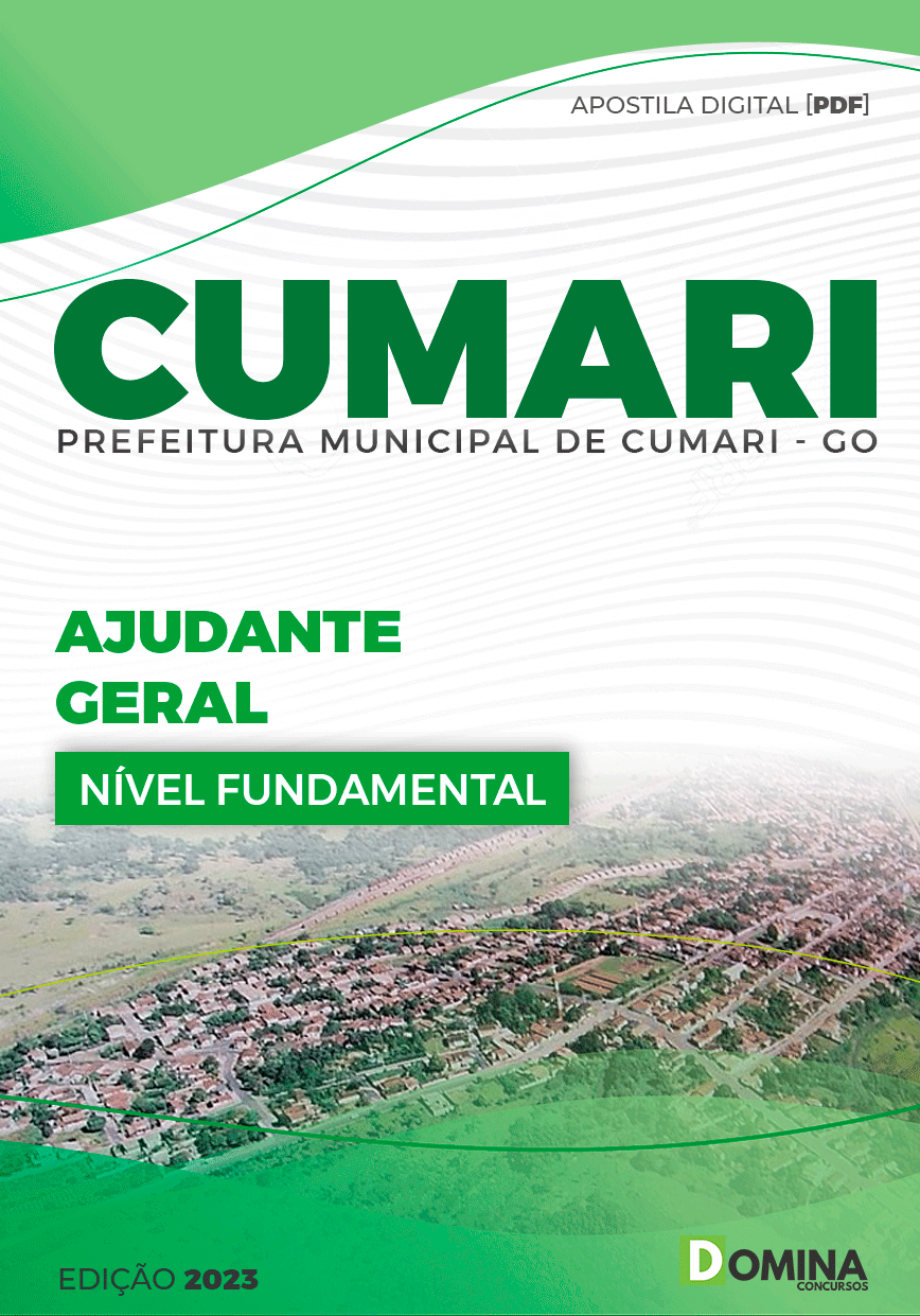 Apostila Concurso Pref Cumari GO 2024 Ajudante Geral