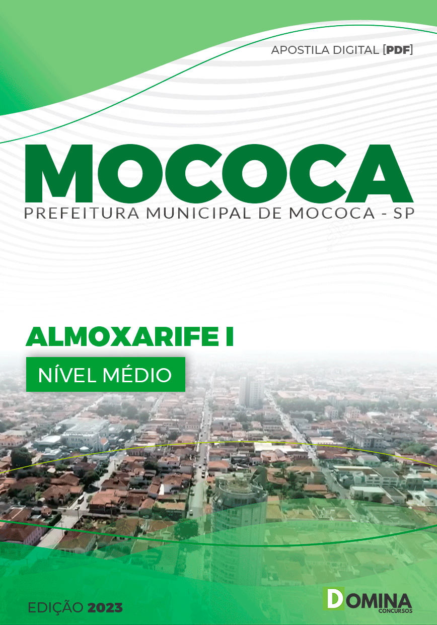 Apostila Pref Mococa SP 2023 Almoxarife