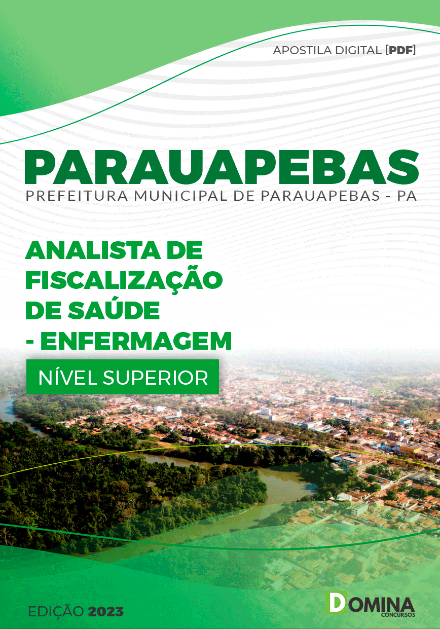 Apostila Pref Parauapebas PA 2023 Analista Fiscalização Saúde Enfermagem