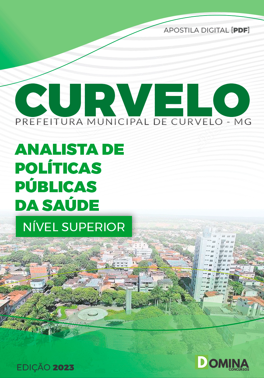 Apostila Pref Curvelo MG 2024 Analista Políticas Públicas Saúde
