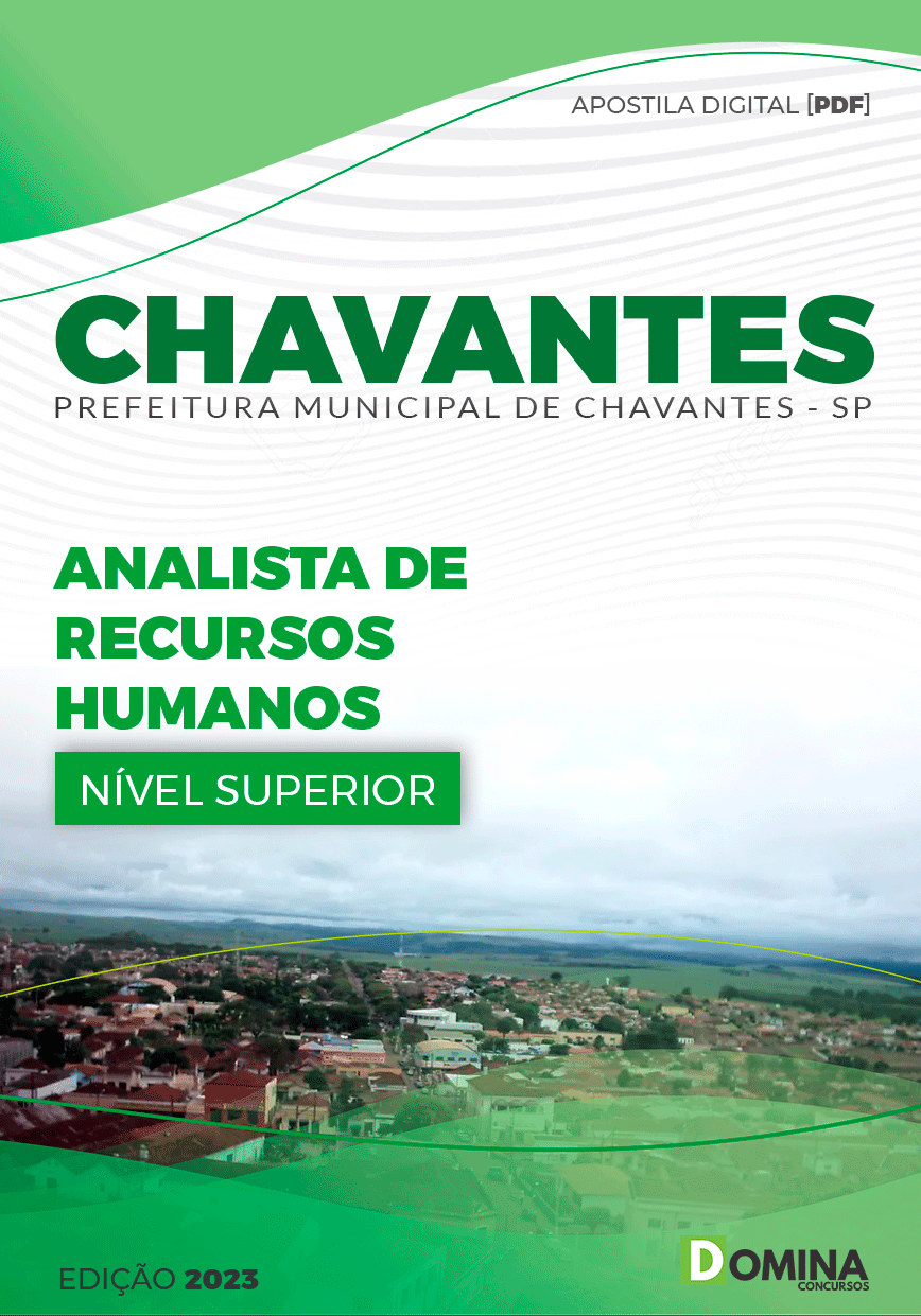 Apostila Pref Chavantes SP 2023 Analista de Recursos Humanos