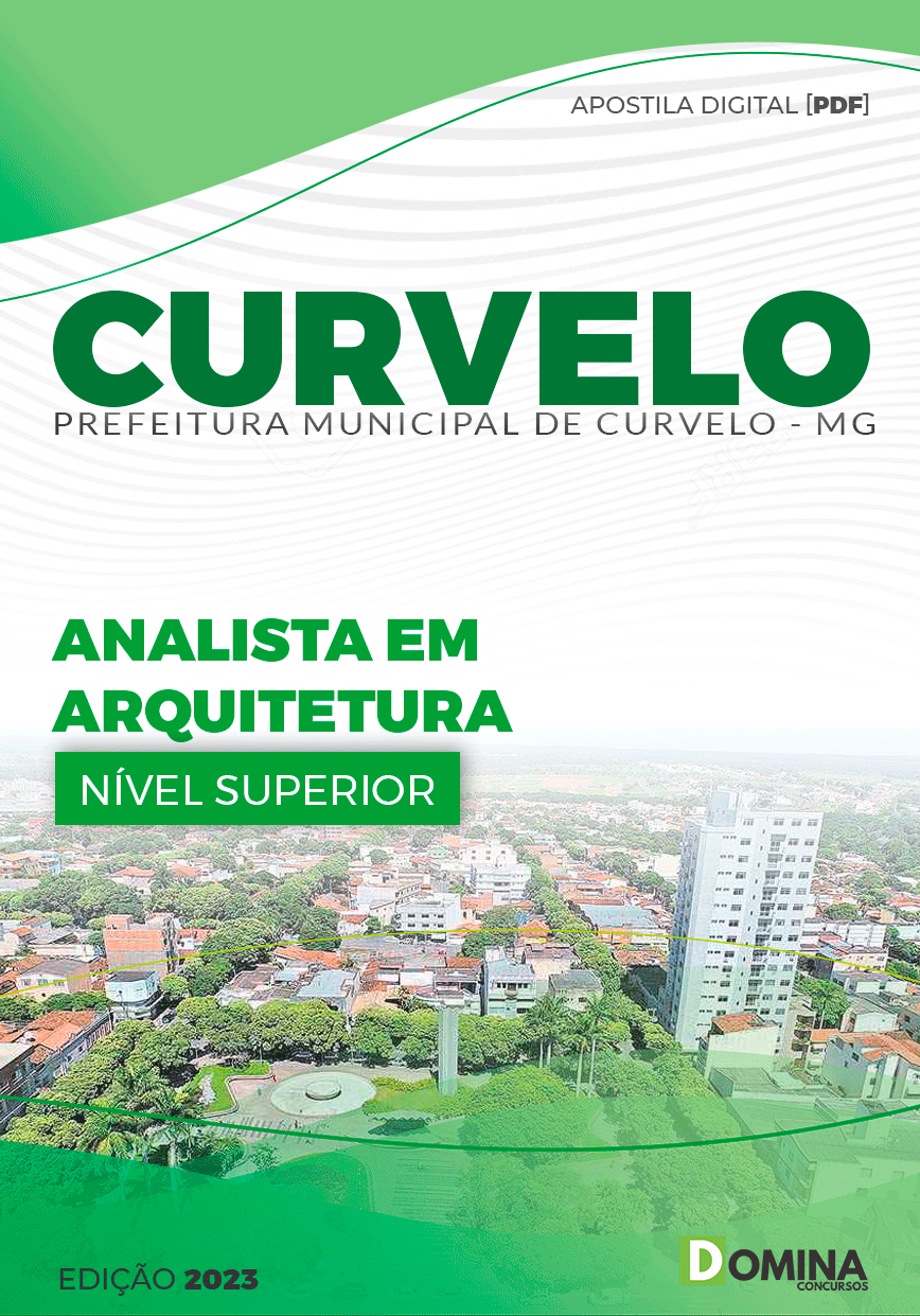 Apostila Concurso Pref Curvelo MG 2024 Analista Arquitetura
