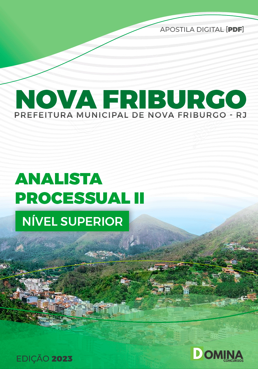 Apostila Pref Nova Friburgo RJ 2023 Analista Processual II