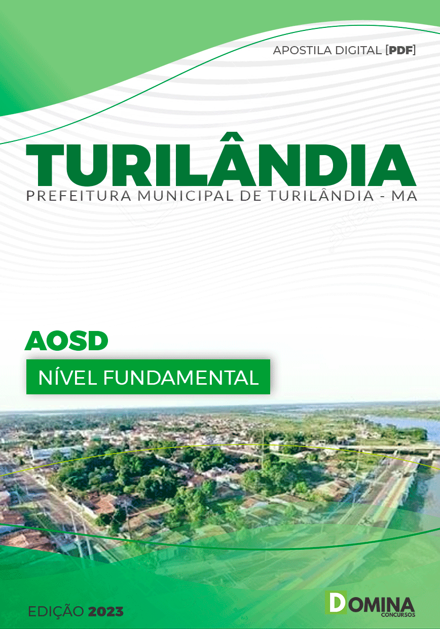 Apostila Concurso Pref Turilândia MA 2024 AOSD