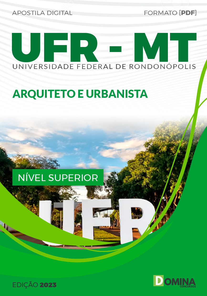 Apostila UFR MT 2023 Arquiteto e Urbanista