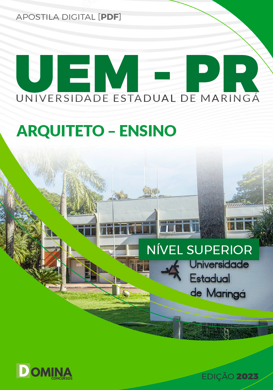 Apostila Seletivo UEM PR 2023 Arquiteto Ensino