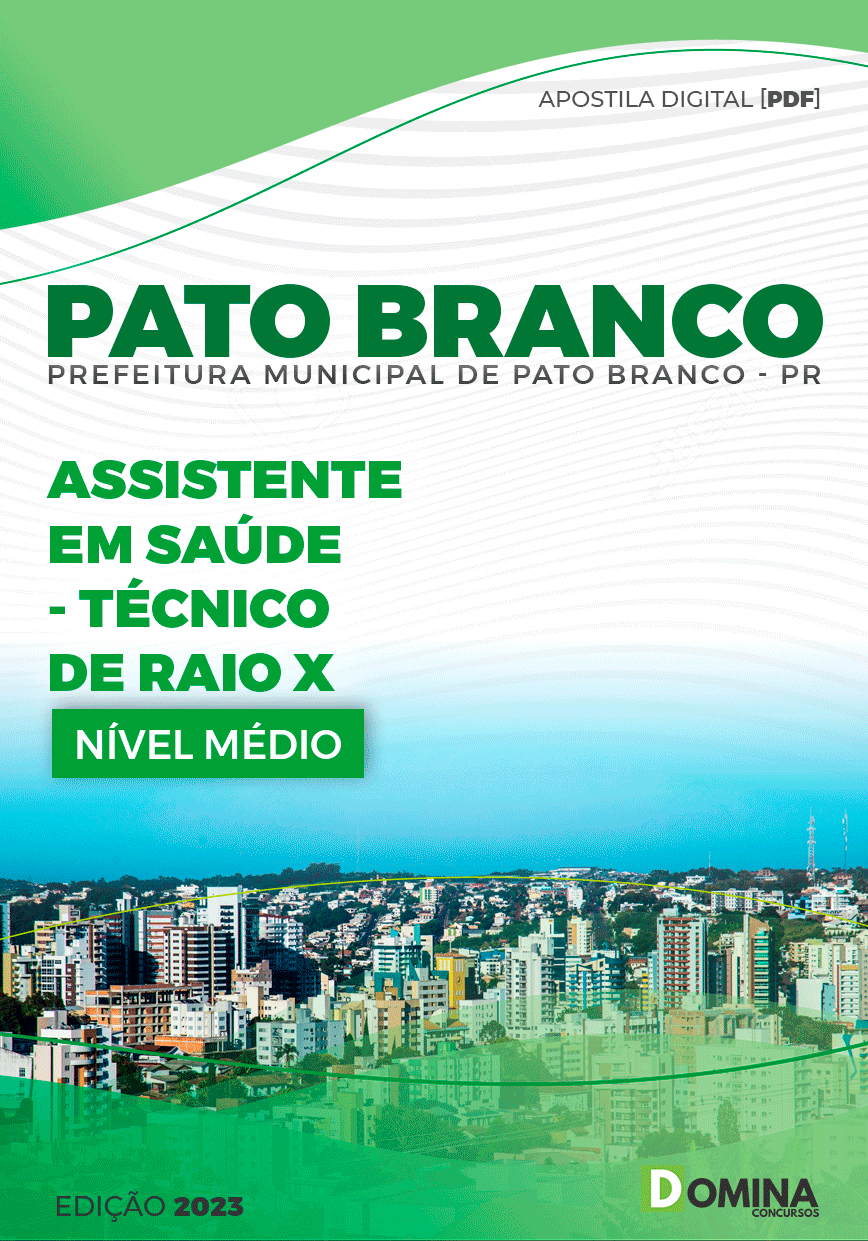 Apostila Concurso Pref Pato Branco PR 2023 Técnico Raio X