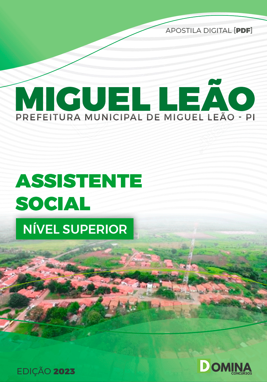 Apostila Concurso Pref Miguel Leão PI 2023 Assistente Social