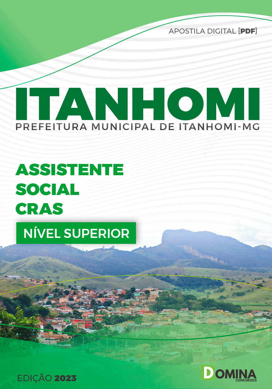 Apostila Concurso Pref Itanhomi MG 2023 Assistente Social CRAS