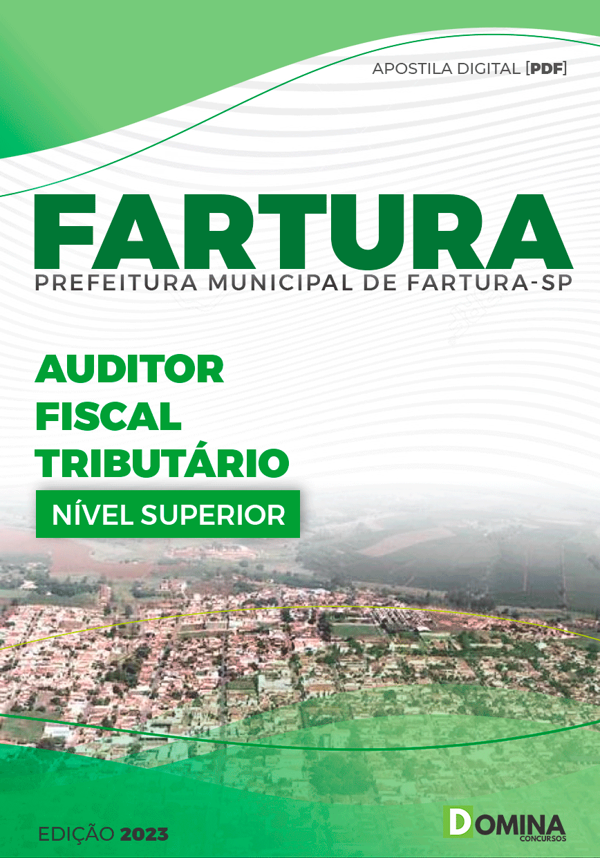 Apostila Concurso Pref Fartura SP 2023 Auditor Fiscal Tributário
