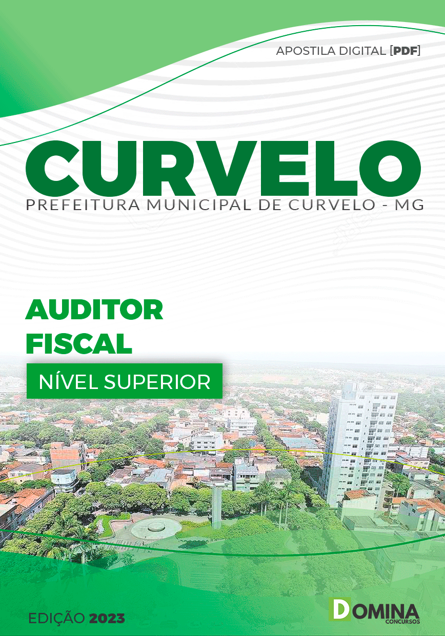 Apostila Concurso Pref Curvelo MG 2024 Auditor Fiscal