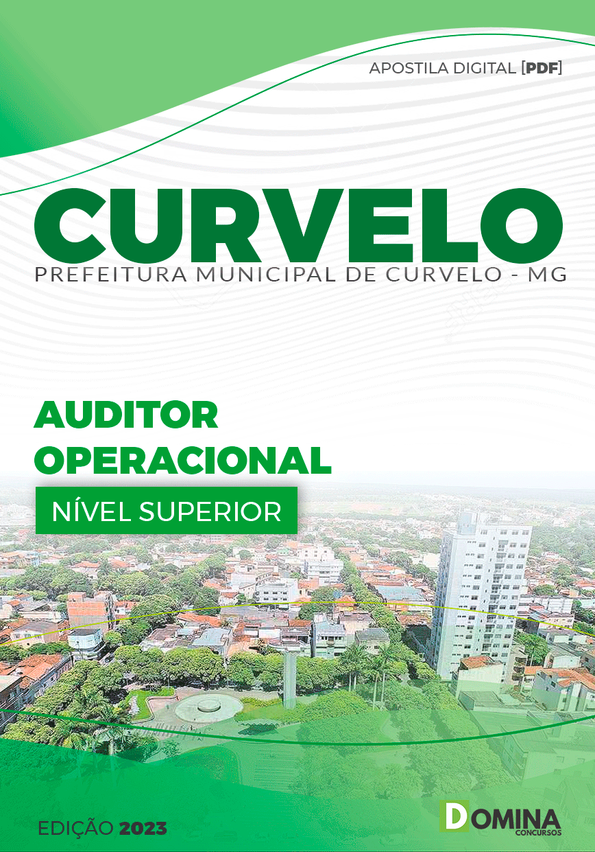 Apostila Concurso Pref Curvelo MG 2024 Auditor Operacional