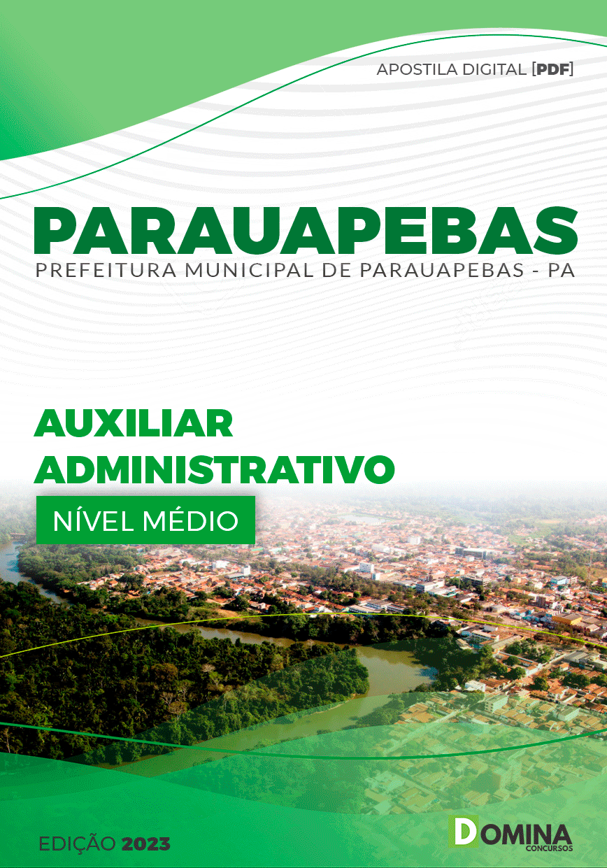 Apostila Pref Parauapebas PA 2023 Auxiliar Administrativo