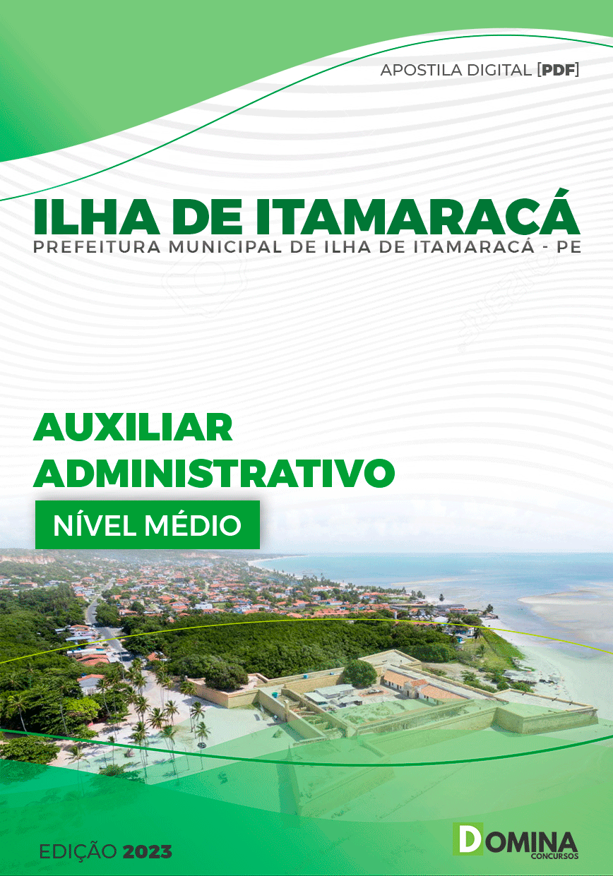 Apostila Câmara Ilha de Itamaracá PE 2023 Auxiliar Administrativo