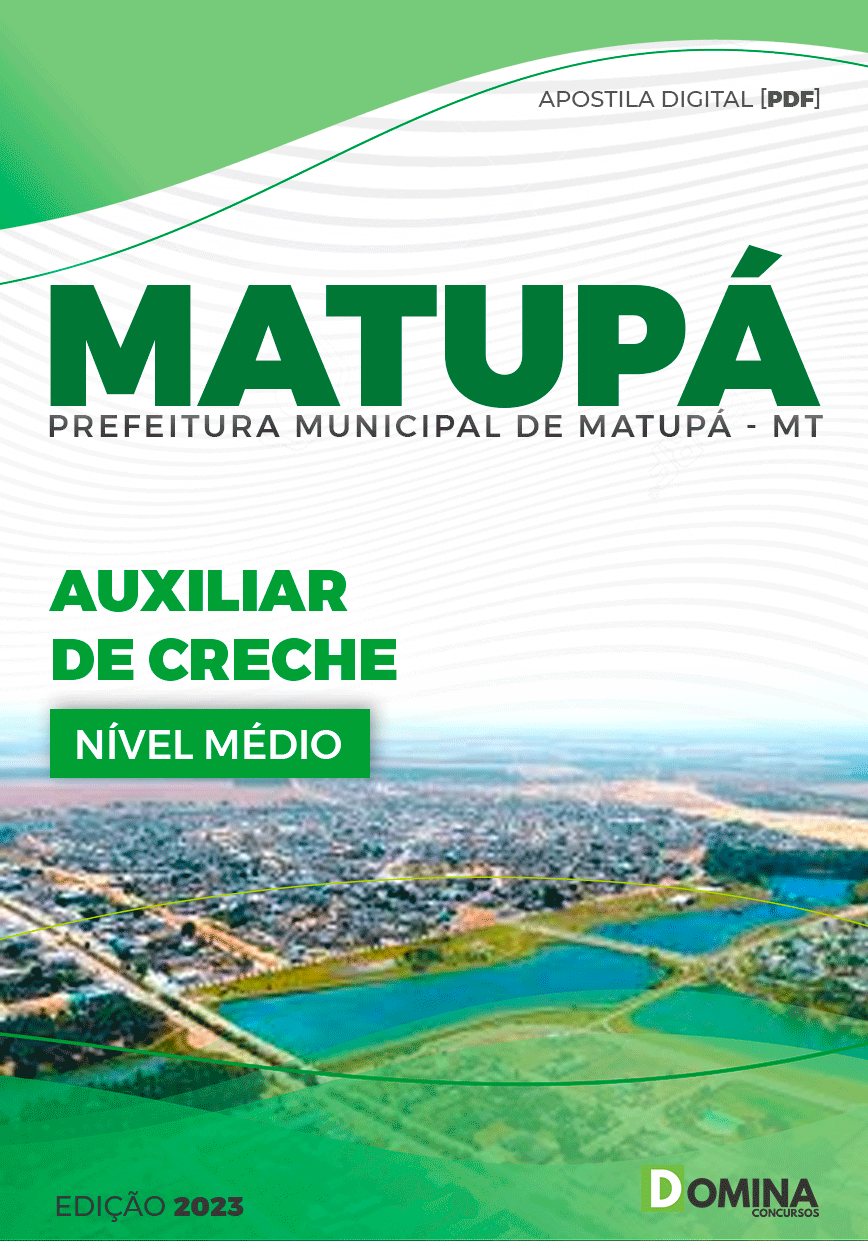 Apostila Concurso Pref Matupá MT 2023 Auxiliar Creche