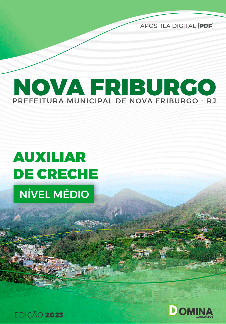 Apostila Pref Nova Friburgo RJ 2023 Auxiliar Creche