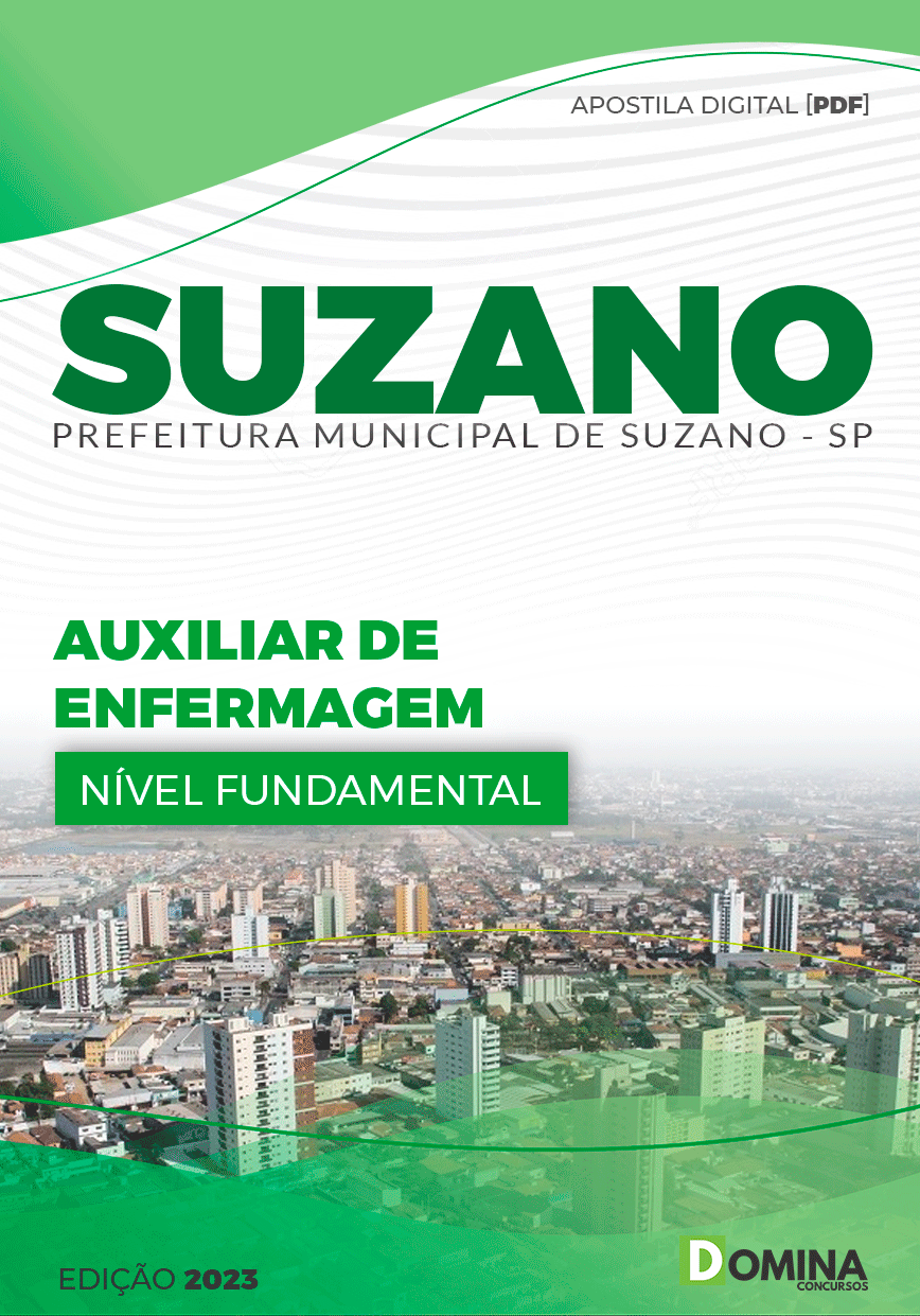 Apostila Concurso Pref Suzano SP 2023 Auxiliar Enfermagem