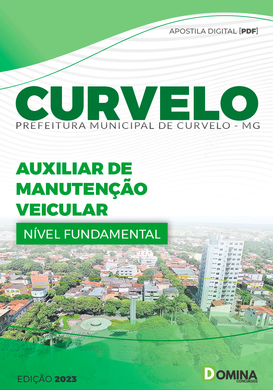 Apostila Pref Curvelo MG 2024 Auxiliar Manutenção Veicular