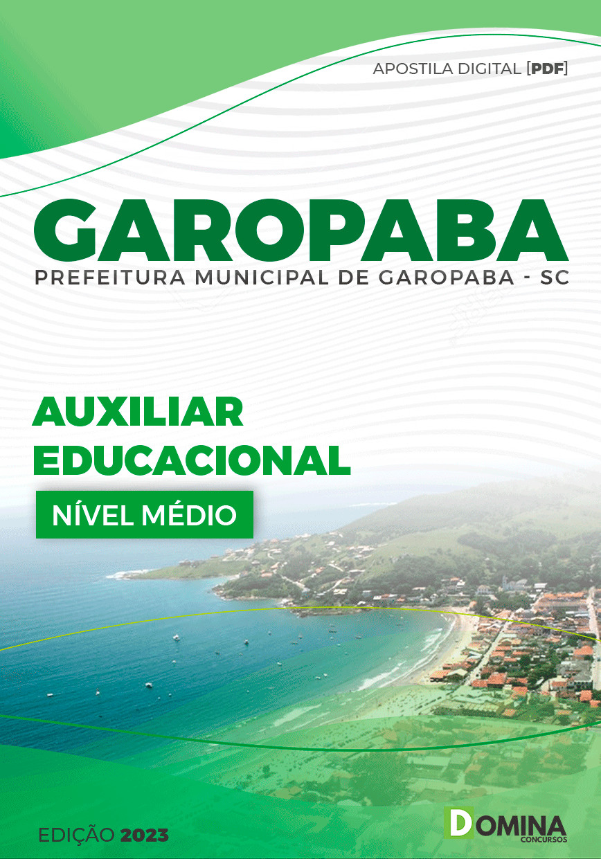Apostila Concurso Pref Garopaba SC 2023 Auxiliar Educacional