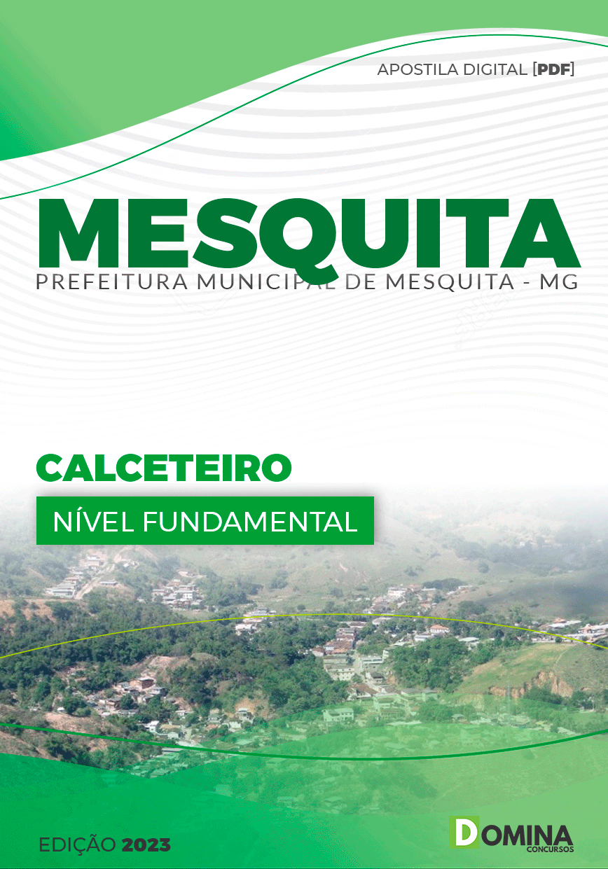 Apostila Concurso Pref Mesquita MG 2024 Calceteiro