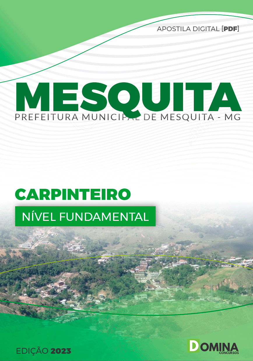 Apostila Concurso Pref Mesquita MG 2024 Carpinteiro
