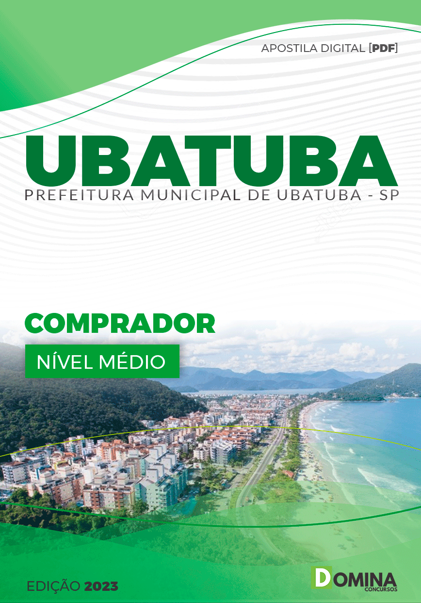 Apostila Concurso Pref Ubatuba SP 2023 Comprador