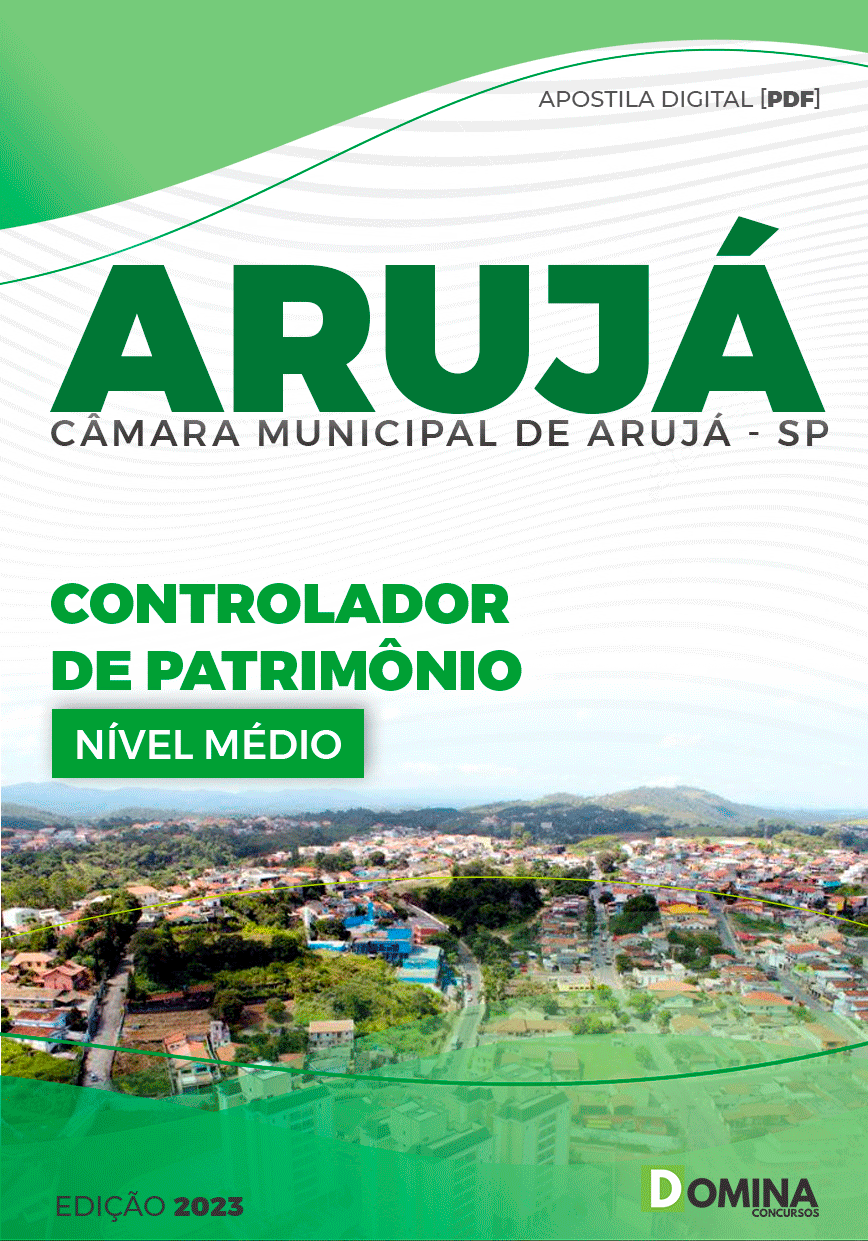 Apostila Câmara Arujá SP 2023 Controlador de Patrimônio
