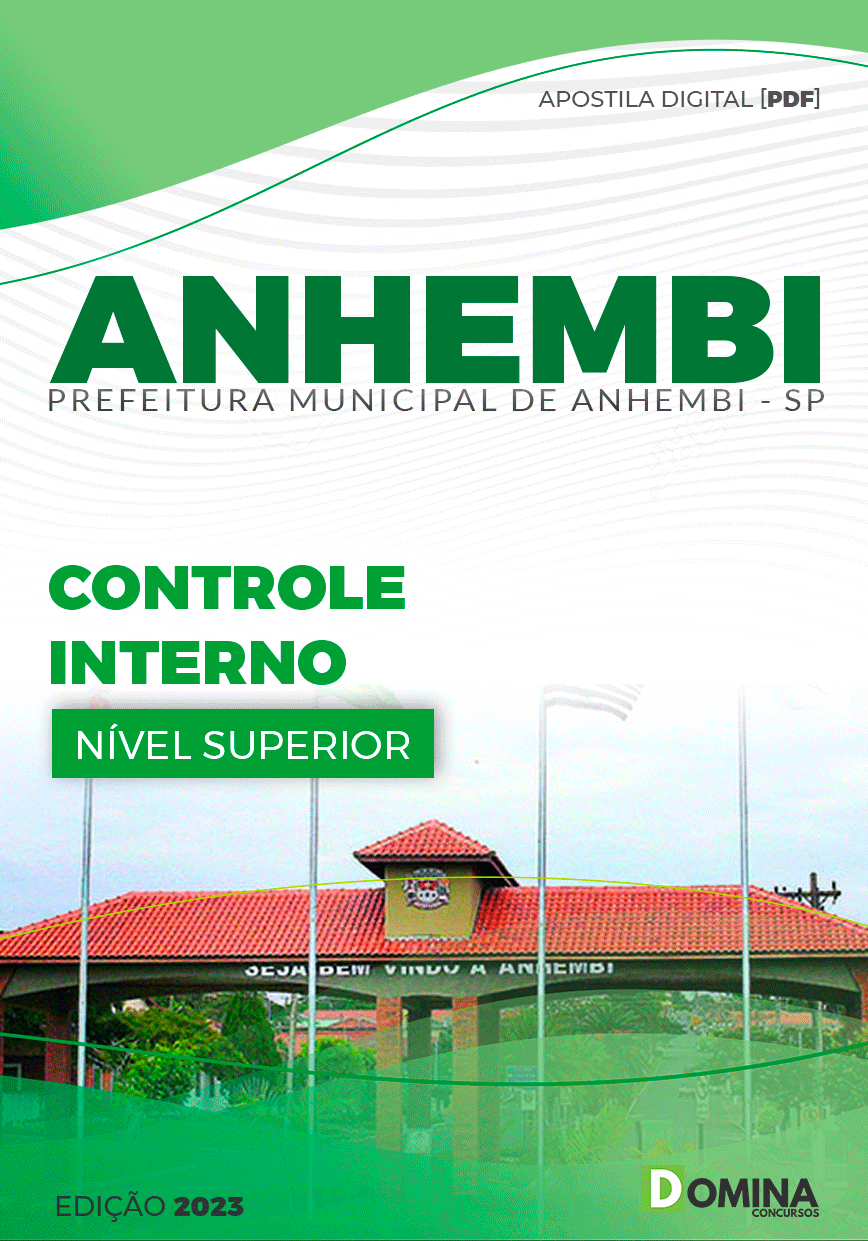 Apostila Concurso Pref Anhembi SP 2023 Controle Interno
