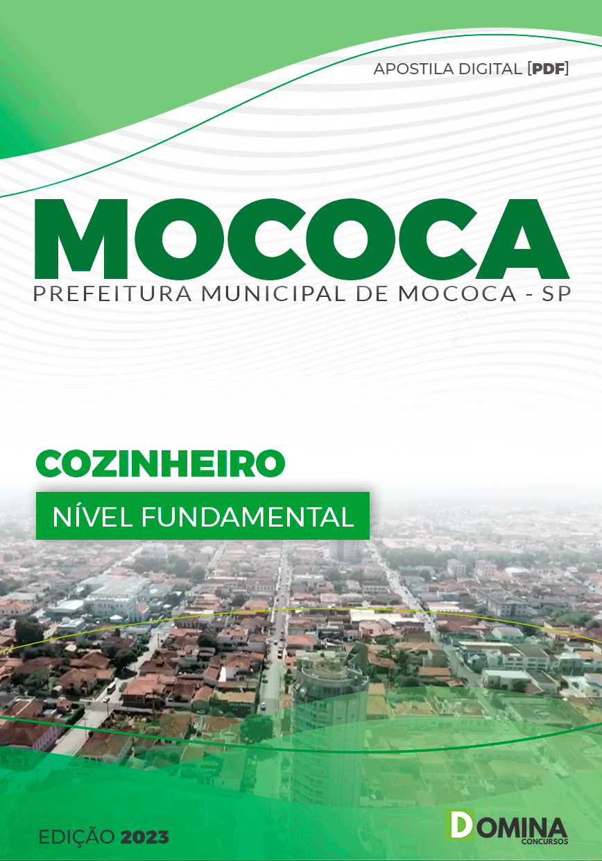 Apostila Pref Mococa SP 2023 Cozinheiro