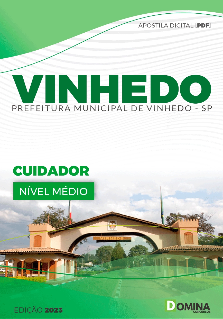 Apostila Concurso Pref Vinhedo SP 2024 Cuidador