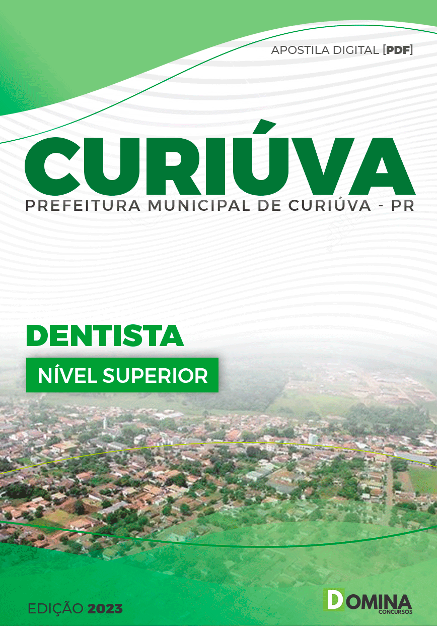 Apostila Concurso Pref Curiúva PR 2023 Dentista