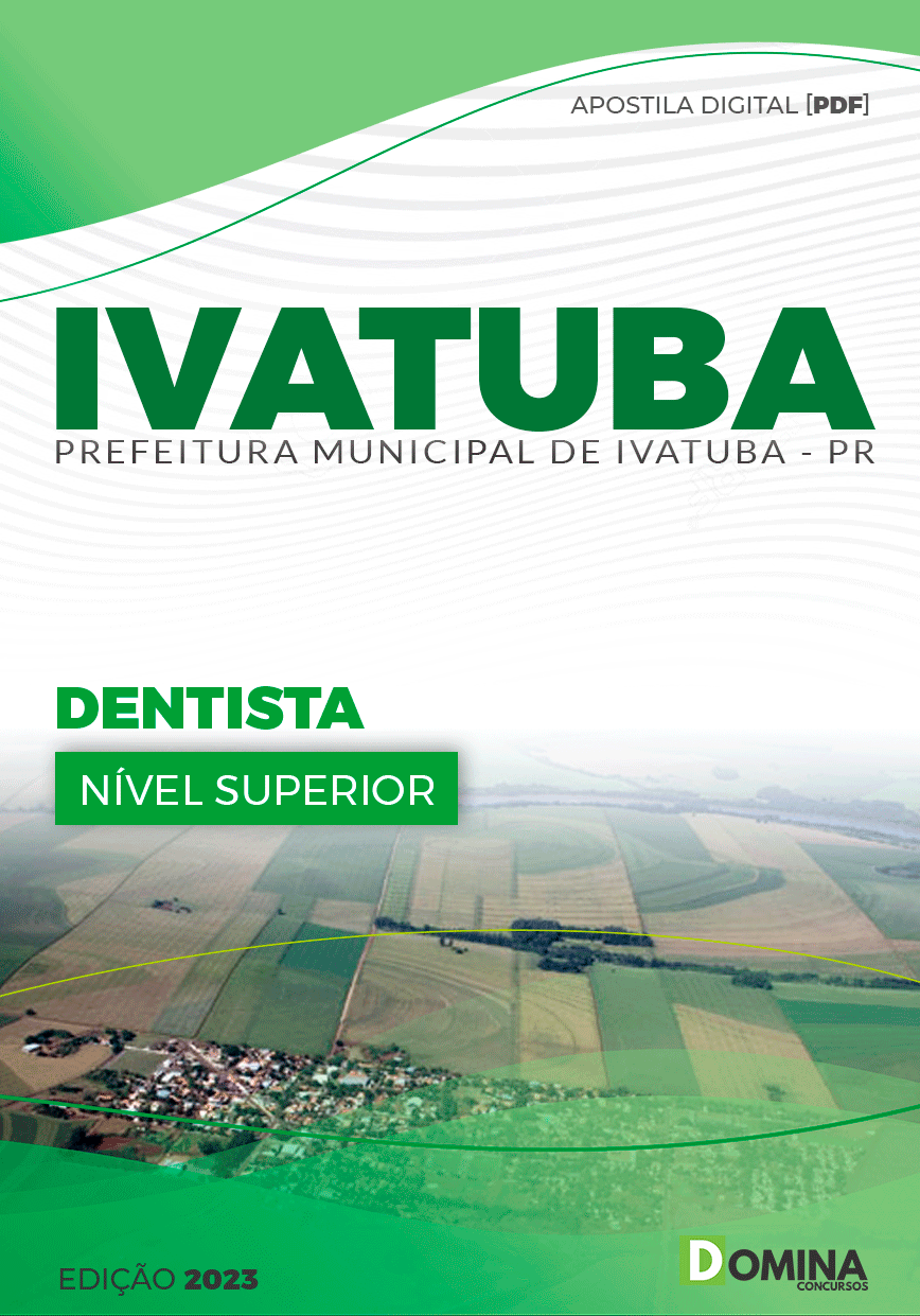 Apostila Pref Ivatuba PR 2023 Dentista