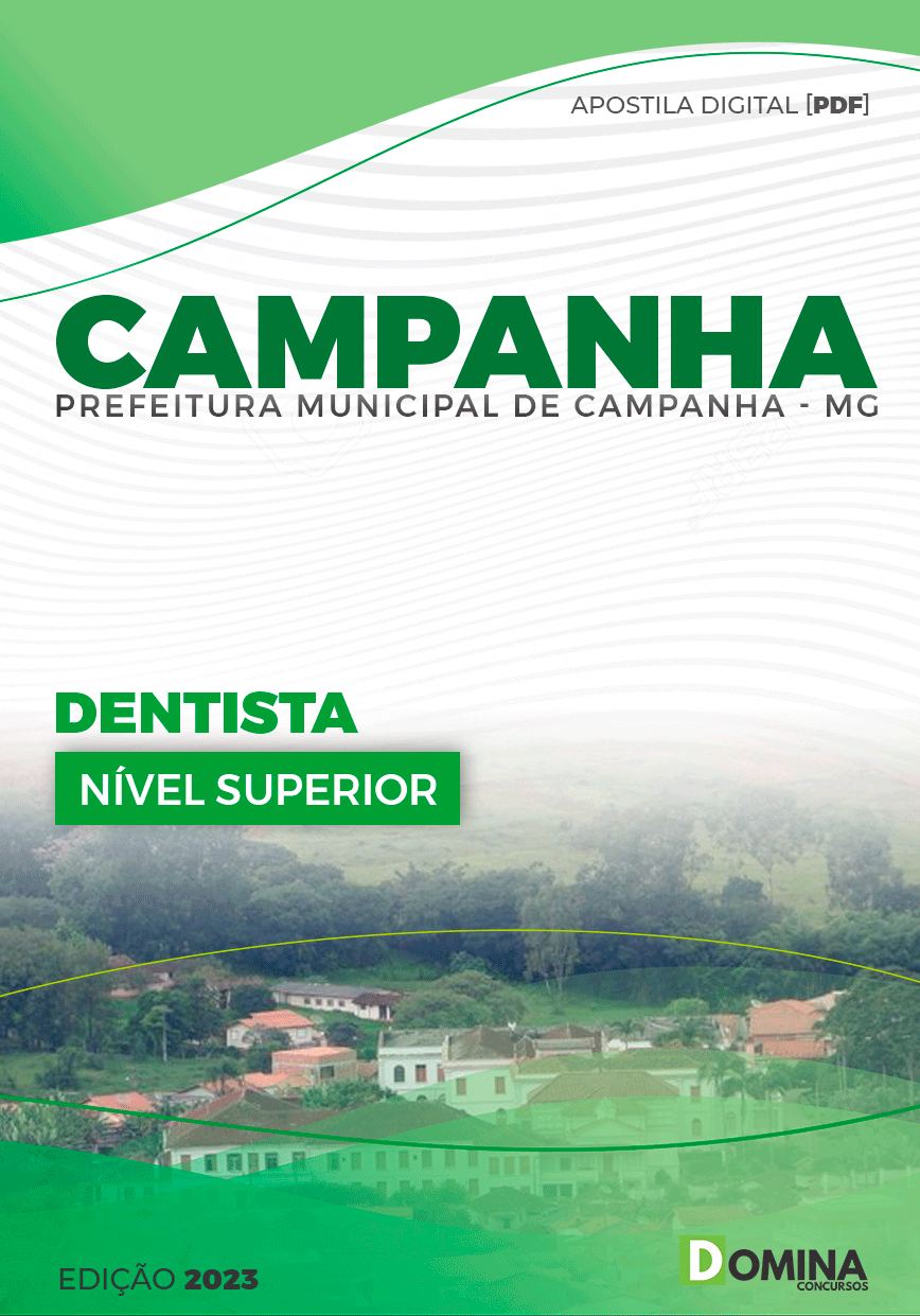Apostila Concurso Pref Campanha MG 2024 Dentista