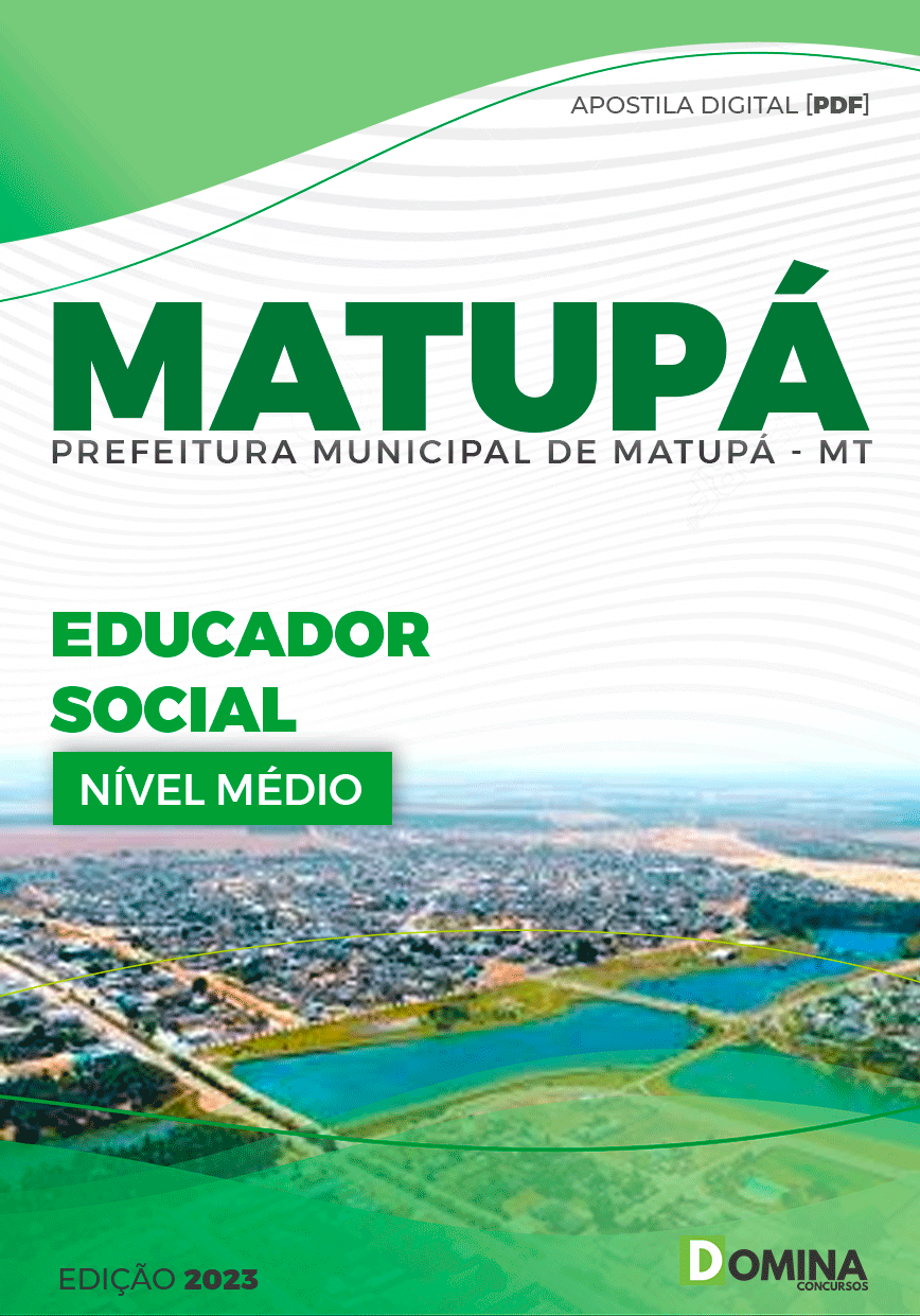 Apostila Concurso Pref Matupá MT 2023 Educador Social