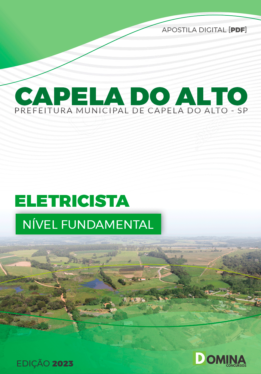 Apostila Pref Capela do Alto SP 2023 Eletricista