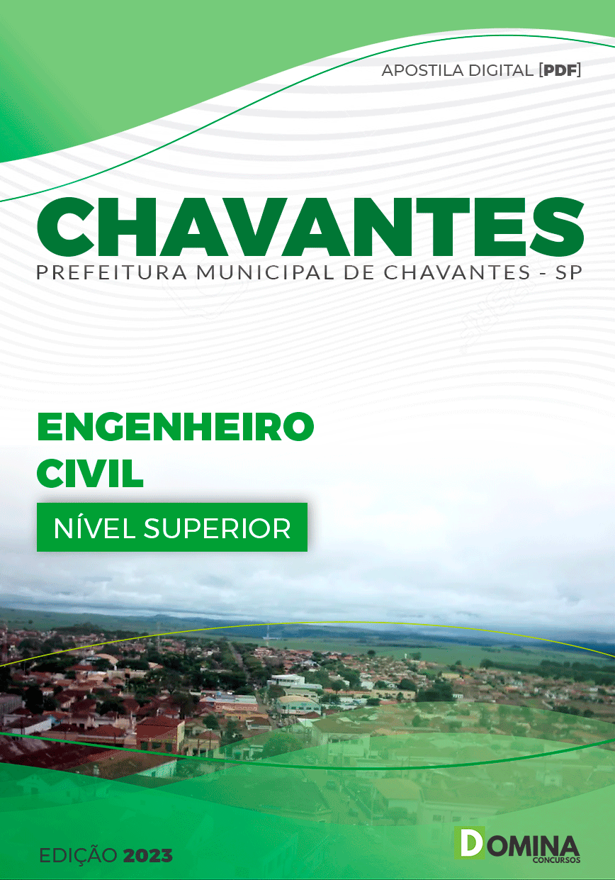 Apostila Pref Chavantes SP 2023 Engenheiro Civil