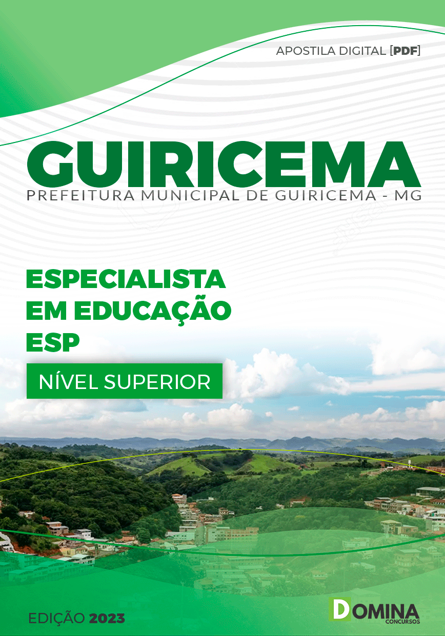 Apostila Pref Guiricema MG 2024 Especialista Educação