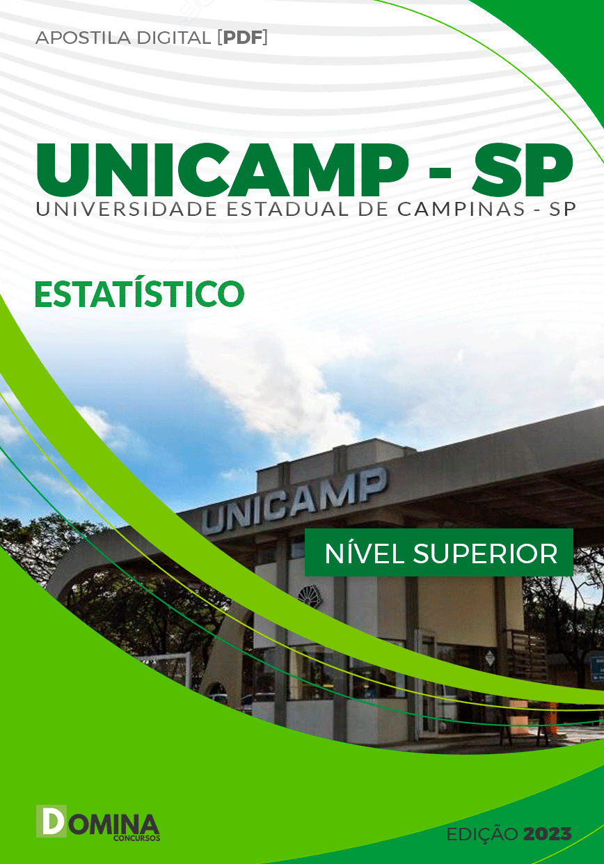 Apostila UNICAMP SP 2023 Estatístico