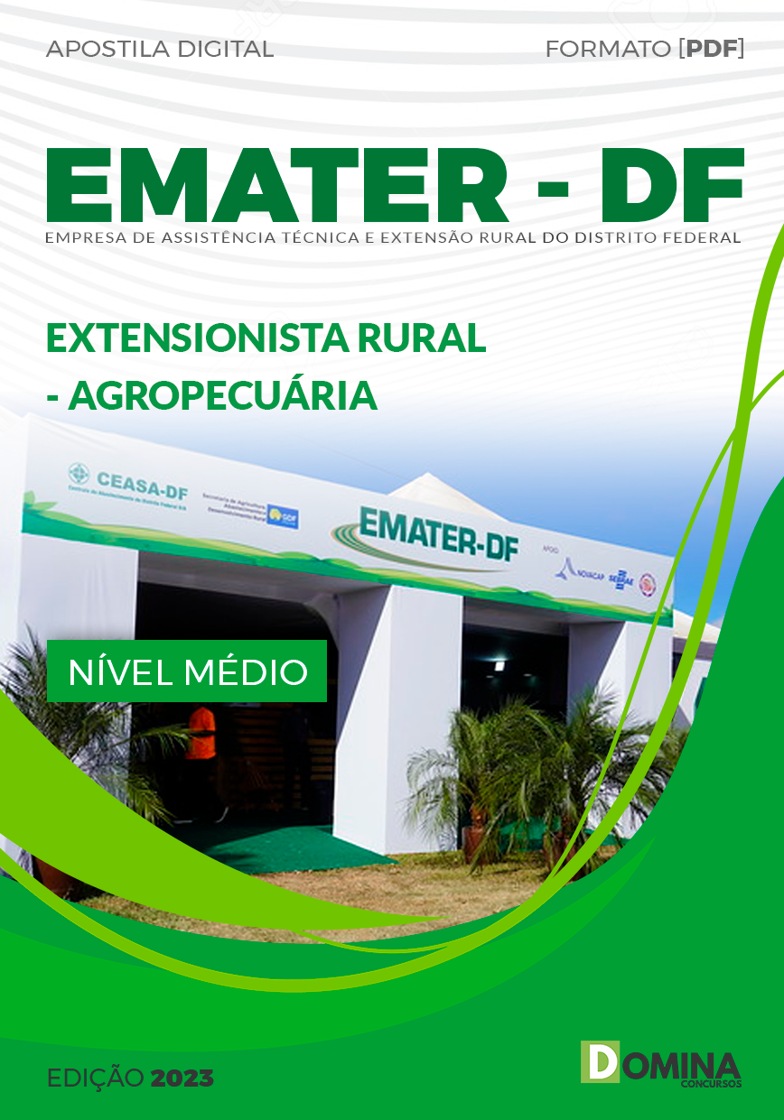 Apostila EMATER DF 2024 Extensionista Rural Agropecuária