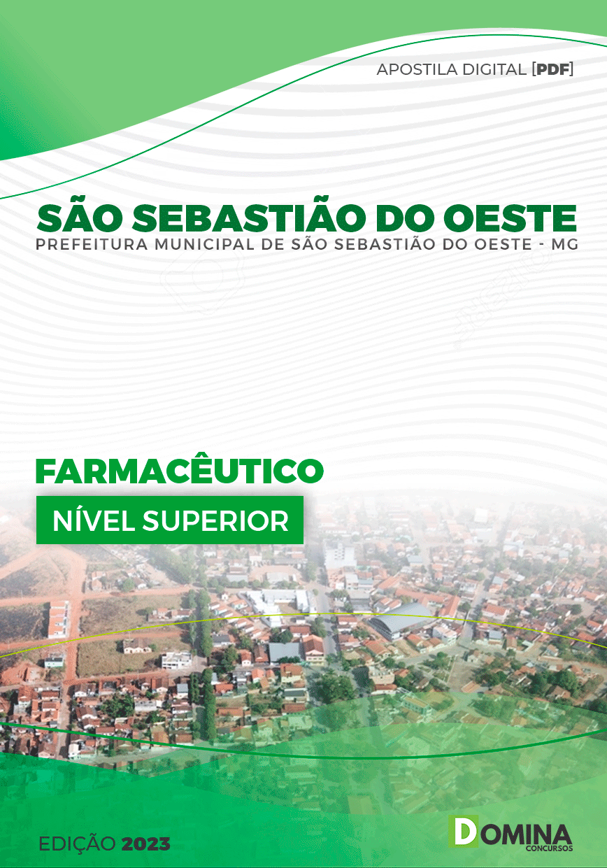 Pref São Sebastião do Oeste MG 2023 Farmacêutico