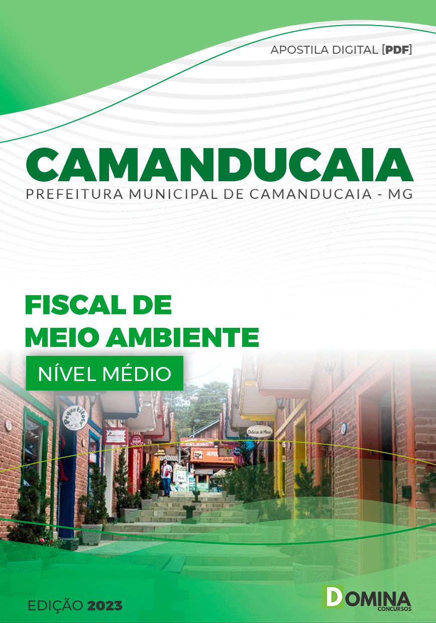 Apostila Pref Camanducaia MG 2024 Fiscal Meio Ambiente