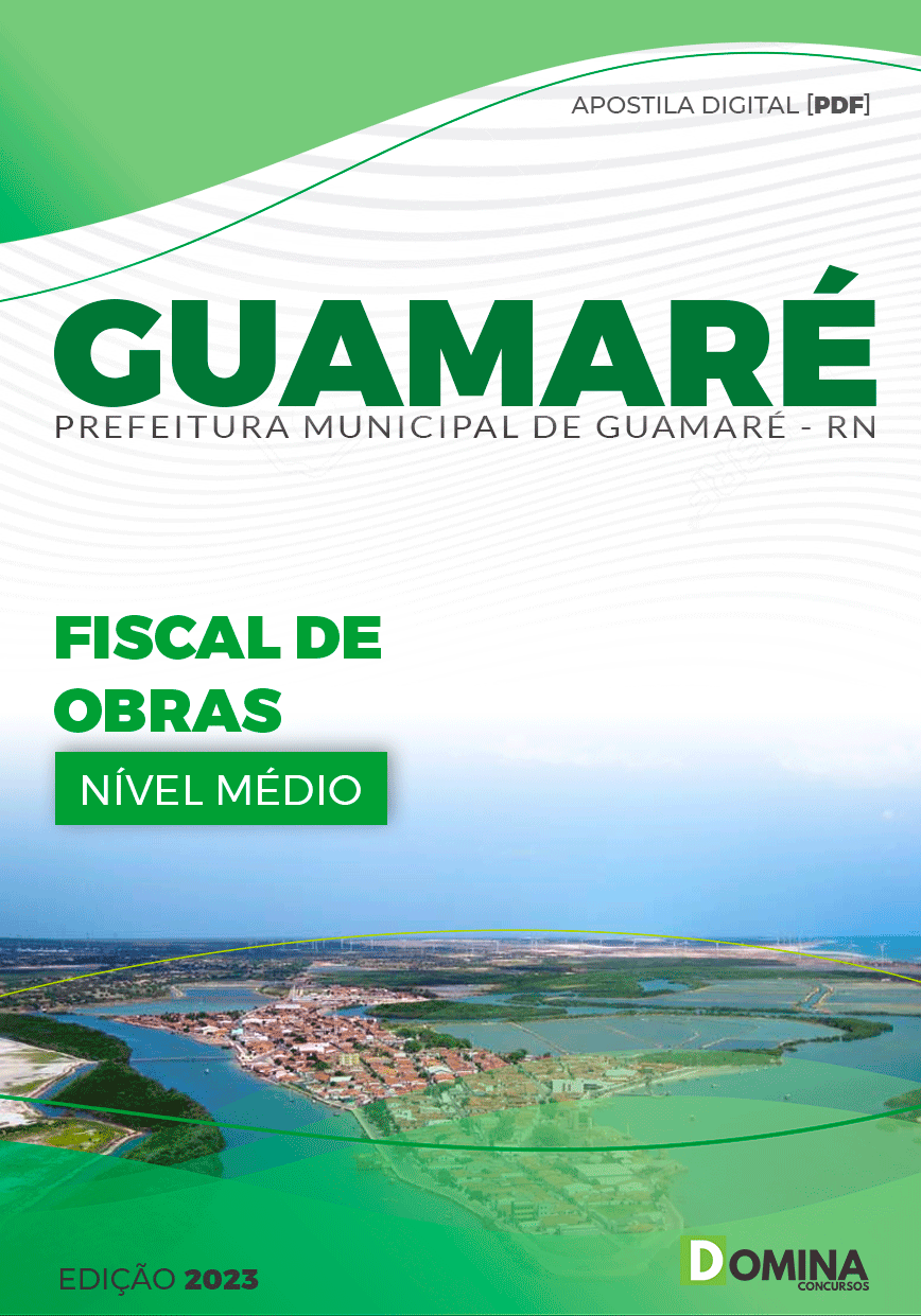 Apostila Pref Guamaré RN 2023 Fiscal Obras